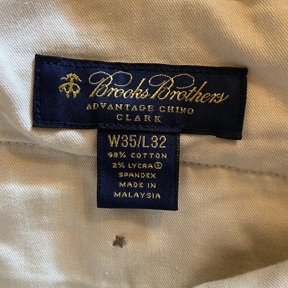 Brooks Brothers Advantage Chino - Clark fit. 35x32 - Picture 4 of 4
